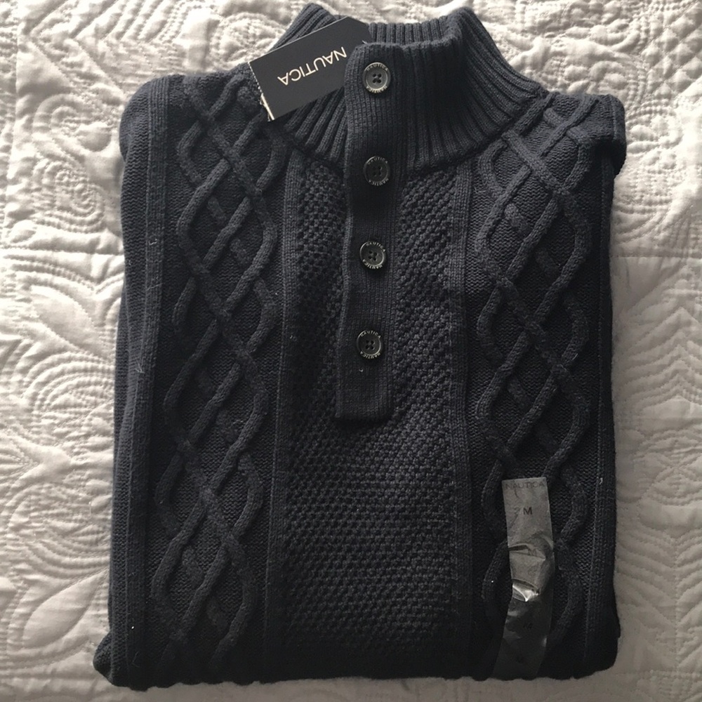 Nautical Cable Knit Sweater (NWT)